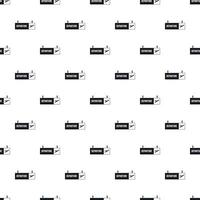 Departure information board pattern, simple style vector