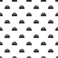 Airport baggage security scanner pattern vector