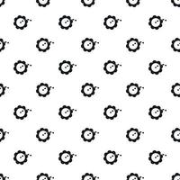 Flower s,ler pattern, simple style vector