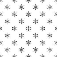 Ship wheel pattern, simple style vector