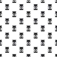 Medical marijua bottle pattern, simple style vector