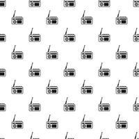 Radio pattern, simple style vector