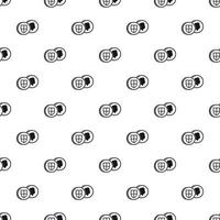 Pound coin pattern, simple style vector