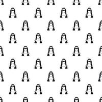 American indian girl pattern, simple style vector