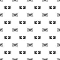 Thumbs up and down square buttons pattern vector