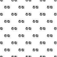 Tick and cross check marks pattern, simple style vector