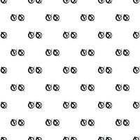 Tick and cross check marks pattern, simple style vector