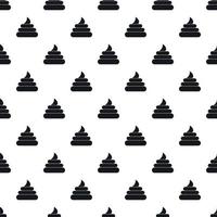 Poop pattern, simple style vector