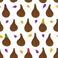 Seamless pattern with chocolate modak vector illustration