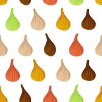 Seamless pattern with steamed modak vector illustration