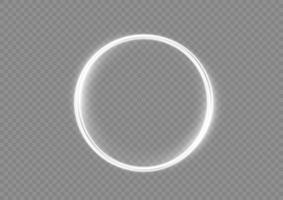 Light white Twirl. Curve light effect of white line. Abstract luxury white light vector flare semicircle and spark light effect. Luminous white circle portal. PNG Podium, platform, table.