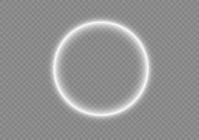 Light white Twirl. Curve light effect of white line. Abstract luxury white light vector flare semicircle and spark light effect. Luminous white circle portal. PNG Podium, platform, table.