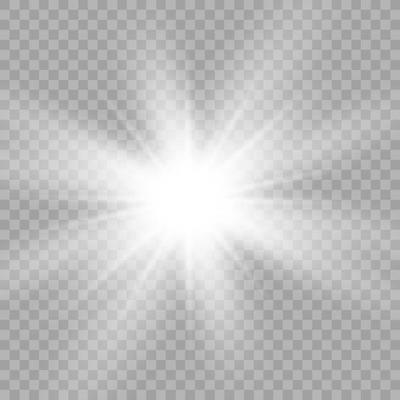 Glow isolated light effect set, lens flare, explosion, glitter, line, sun flash, spark and stars. Abstract special effect element design. Shine ray with
