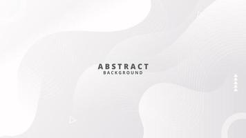 Abstract White Fluid Wave Background vector