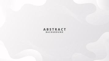 Abstract White Fluid Wave Background vector