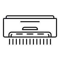 Room conditioner icon, outline style vector