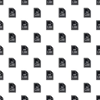 patrón de archivo pdf, estilo simple vector
