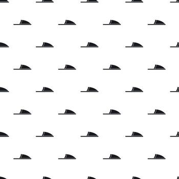 Slipper pattern, simple style vector