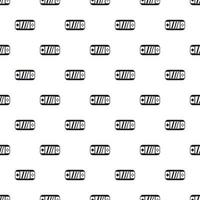 Portable video game console pattern, simple style vector