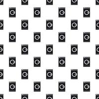 Washing machine pattern, simple style vector