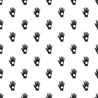 Electronic glove pattern, simple style vector