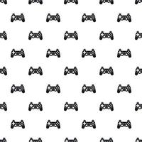 Video game controller pattern, simple style vector