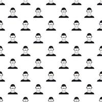 Man in helmet virtual reality pattern simple style vector