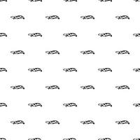 Snakehead fish pattern, simple style vector