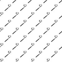 Selfie stick monopod pattern, simple style vector