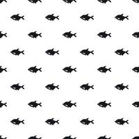 Bream fish pattern, simple style vector