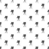 Cinema camera pattern, simple style vector