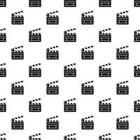 Clapperboard pattern, simple style vector