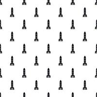 Rocket bomb pattern, simple style vector
