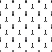 Rocket bomb pattern, simple style vector