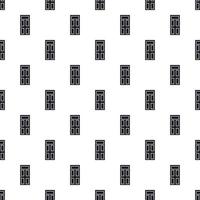 Front door pattern, simple style vector