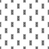 Room door pattern, simple style vector