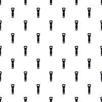 Bottle opener pattern, simple style vector