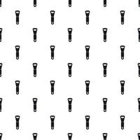 Bottle opener pattern, simple style vector