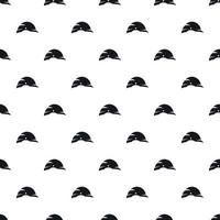 Construction helmet pattern, simple style vector