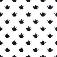 Kettle pattern, simple style vector