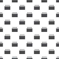Box of beer pattern, simple style vector