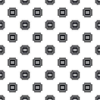 patrón de procesador, estilo simple vector