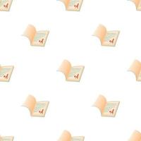 School diary pattern seamless vector