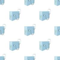 Repair of computer system unit pattern seamless vector