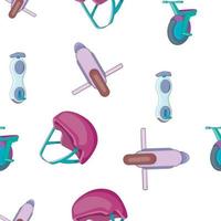 Electric blisks pattern, cartoon style vector