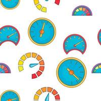 Speedometer pattern, cartoon style vector