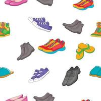 Foot care pattern, cartoon style vector