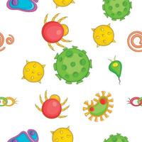 Illness pattern, cartoon style vector