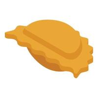 cocinar ravioli icono vector isométrico. comida de italia