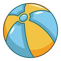 Ball icon, cartoon style vector